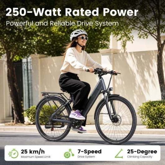 Bicicletta Elettrica Maxturn Lira Batteria 48 V 15 Ah Pneumatici 28"