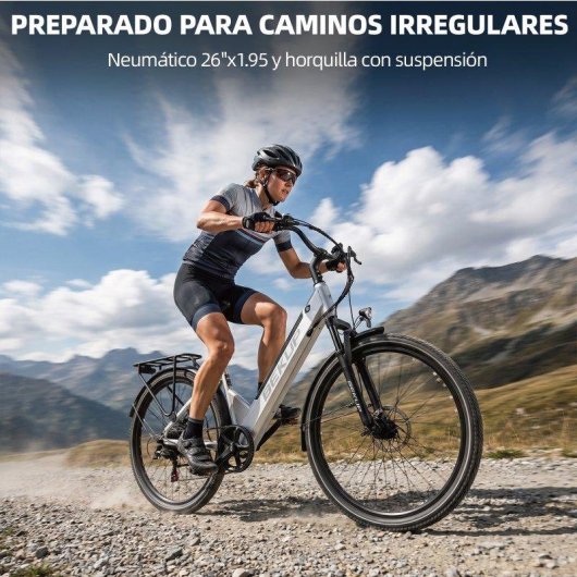 Bicicleta eléctrica Bekup V1 Motor 250W Batería 36V 14,5Ah 26"