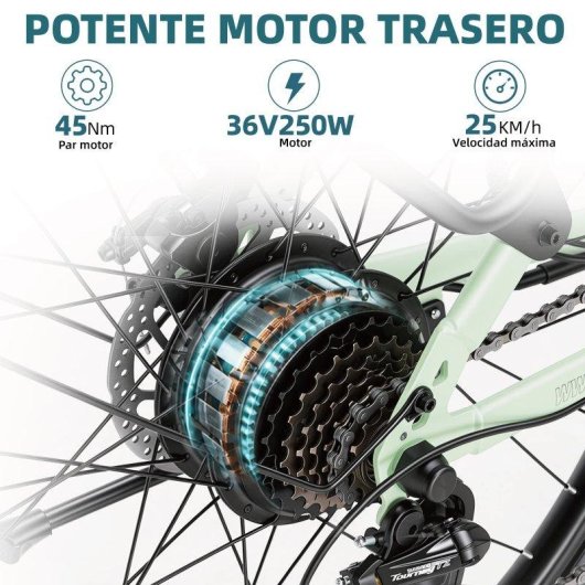 Velo electrique Bekup V1 26 pouces 36V 250W