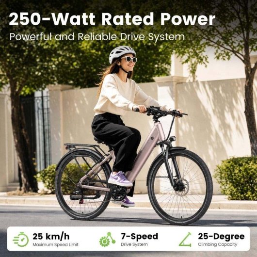 Velo Electrique Maxturn Lira Batterie 48V 15Ah Pneus 28 Dore