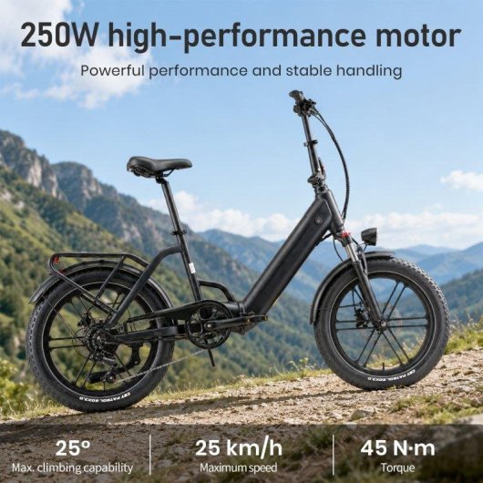 Velo electrique Maxturn Ilex 250W 48V 14,4Ah