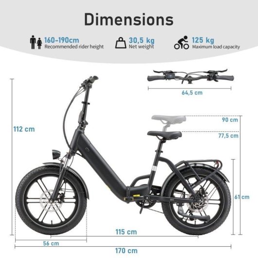 Velo electrique Maxturn Ilex 250W 48V 14,4Ah