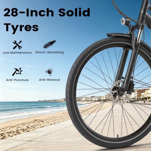 Bicicleta eléctrica Maxturn Urban 8 250W 28"