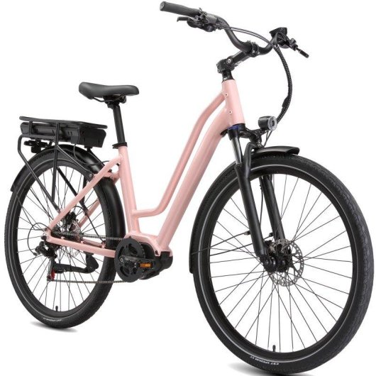 Bicicleta eléctrica Maxturn Urban 8 250W 28" cuadro bajo