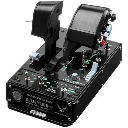Mando HOTAS Thrustmaster HOTAS WARTHOG MKII Réplica Fuerza Aérea