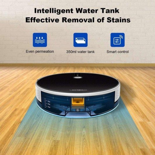 Robot Aspirador y Fregasuelos Liectroux C30B Navegación 2D 6.000 Pa Control APP Wi-Fi