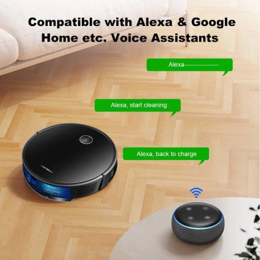 Robot Aspirapolvere e Lavapavimenti Liectroux C7 Navigazione 2D 6000Pa Controllo Vocale