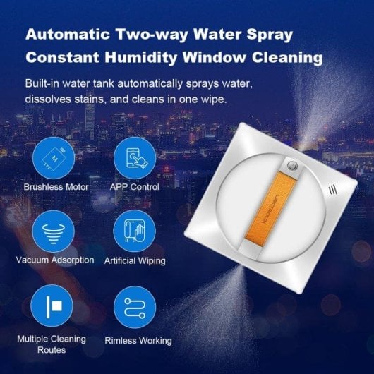 Robot lave-vitres Liectroux YW710 Pulverisation double 2500Pa APP