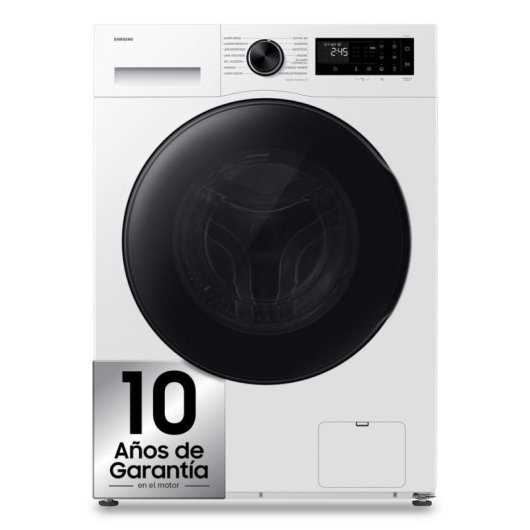 Lavasecadora Samsung 9kg A/D WD90HG5U34BEEC con AI EcoBubble y vapor