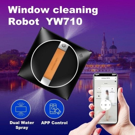Robot nettoyeur vitres Liectroux YW710 Pulverisation double - Aspiration 2500Pa