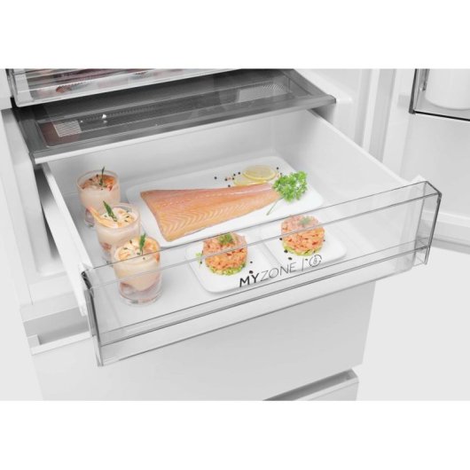 Frigorífico Combi Haier HTW7620DNGW No Frost 205 cm 414 L D Blanco WiFi IA