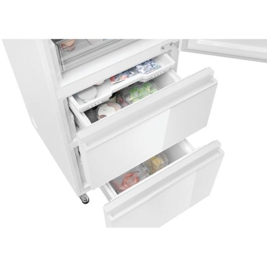 Frigorífico Combi Haier HTW7620DNGW No Frost 205 cm 414 L D Blanco WiFi IA