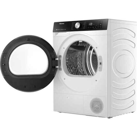 Secadora de condensación Hisense DH3S802BW2 8 kg Clase D con bomba de calor