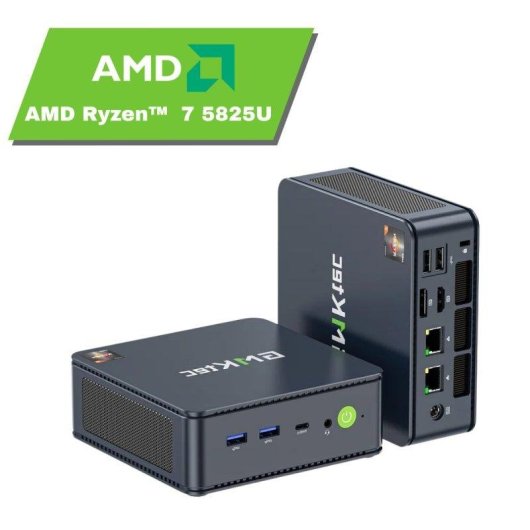 Mini PC GMKtec NucBox M5 Plus AMD Ryzen 7 5825U 32GB 1TB SSD Windows 11 Pro