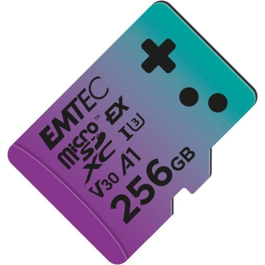 Cartão microSD Emtec 256GB UHS-I U3 V30 A1 Express Gaming Nintendo Switch