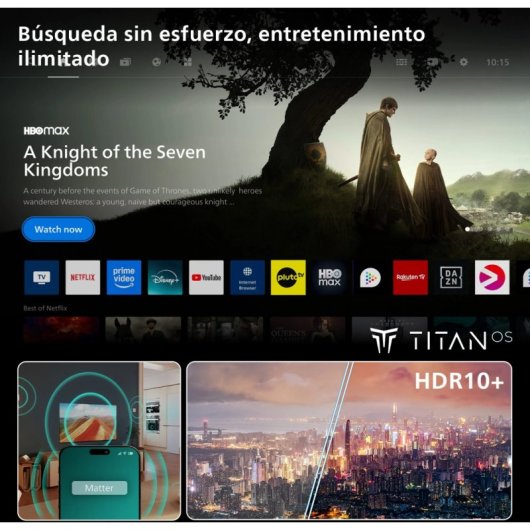 TV Philips LED 43PUS7001/12 43" 4K UltraHD 60Hz Smart TV Titan OS HDR10 Dolby Atmos