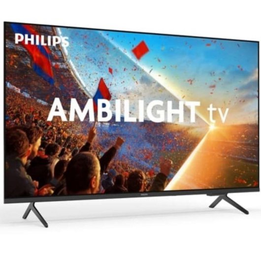 TV Philips LED 50PUS8001 50" 4K UltraHD 60Hz Smart TV Titan OS HDR10+ Ambilight