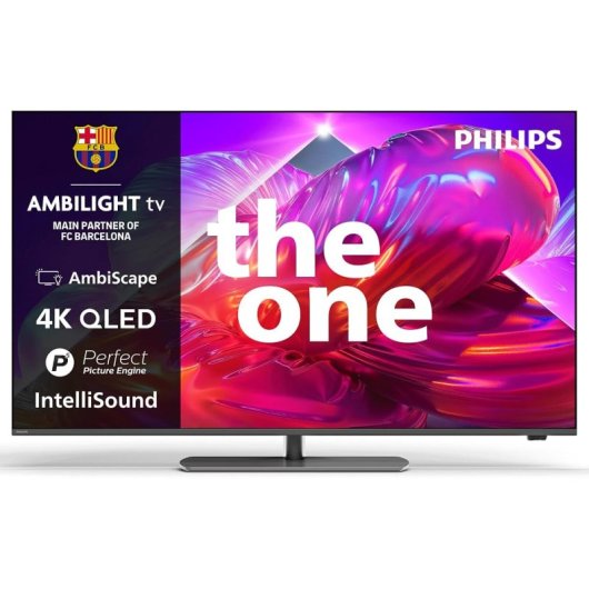 TV Philips The One QLED 50PQS9011/12 50" 4K UltraHD 120Hz Smart TV Titan OS Ambilight AmbiScape Dolby Vision