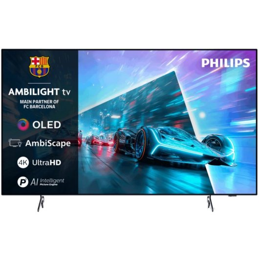 TV Philips OLED 55OLED761 55" 4K UltraHD 120Hz Smart TV Titan OS HDR10+ Dolby Atmos Ambilight