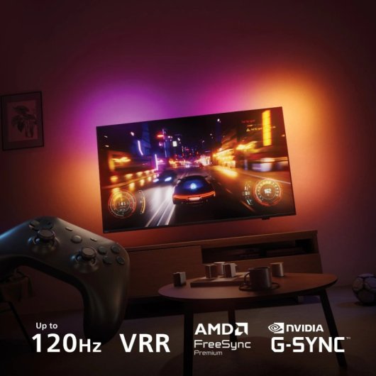 TV Philips OLED 65OLED761 65" 4K UltraHD 120Hz Smart TV Titan OS Dolby Vision Ambilight