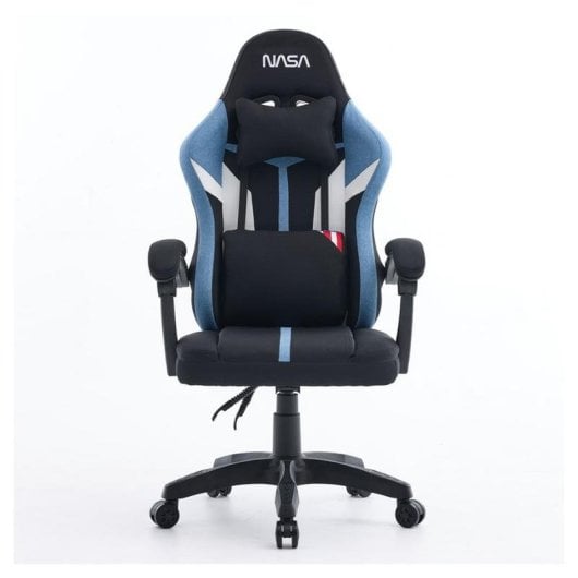 Chaise gaming NASA Saturn Pro Noir Bleu