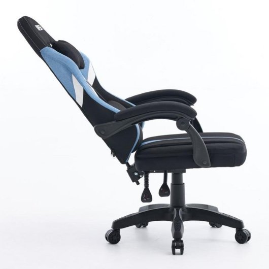Chaise gaming NASA Saturn Pro Noir Bleu