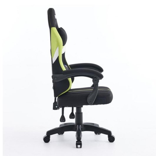 Chaise gaming NASA Saturn Pro Noir/Vert Ajustable