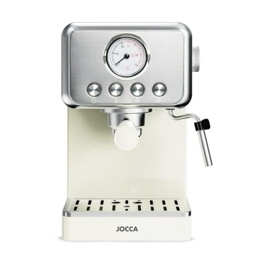 Macchina da caffè espresso Jocca 2709 1,7 L 15 bar con filtro alluminio e vassoio inox