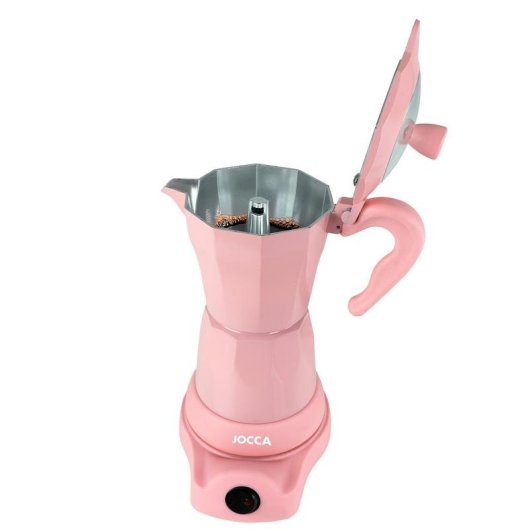 Cafetière italienne électrique Jocca 2482 6 tasses base pivotante 360º 480W