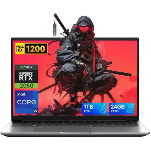 Portátil AMDEVPRO AEB16I913905HGTX2050 16" Intel Core i9-13905H 24GB 1TB SSD GTX 2050 Windows 11