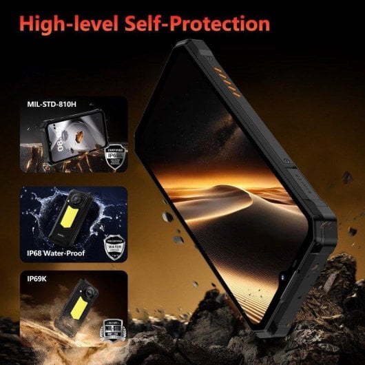 Oukitel WP53 Pro 4G 256GB 8GB 6,52" Noir Étanche