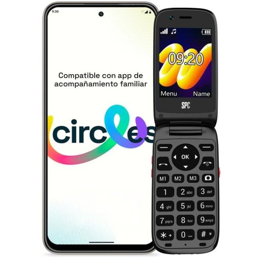 SPC Wild Star 4G Kinderhandy GPS SOS-Taste Ohne Internet Schwarz