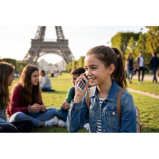 SPC Wild Star 4G Kinderhandy GPS SOS-Taste Ohne Internet Weiß
