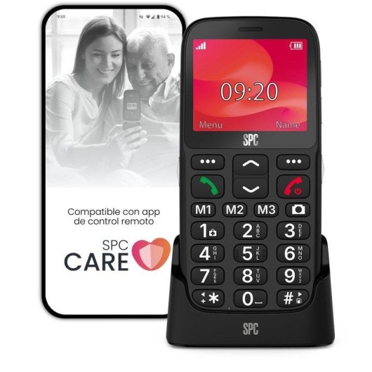 SPC Polaris Pure 4G 2,31" GPS Control remoto Negro