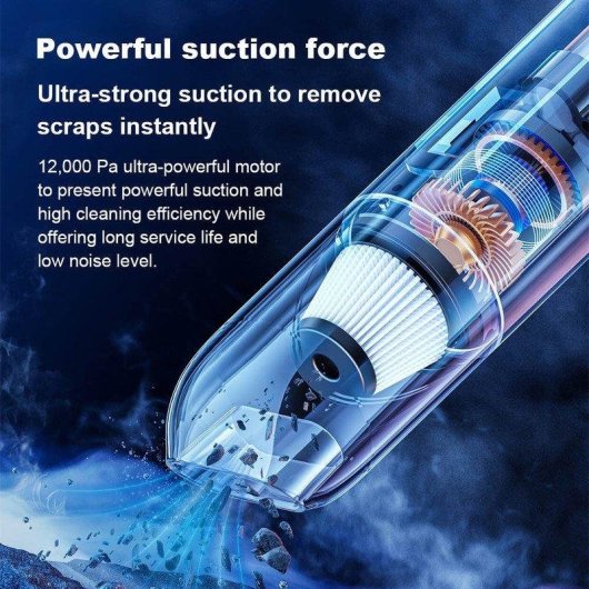 Aspirateur Main Liectroux i5 12000Pa 2500mAh 35min Moteur Brushless Basse Nuisance