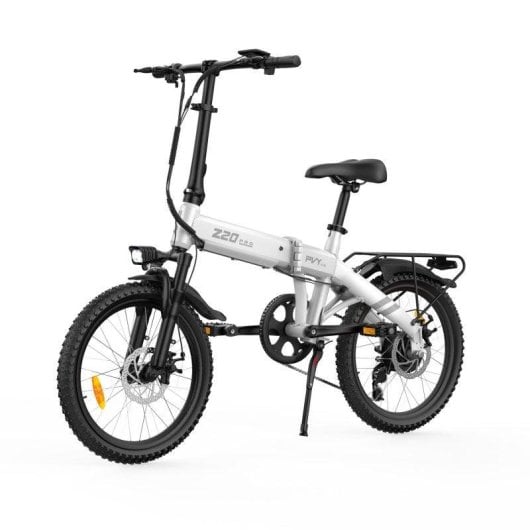 Bicicleta eléctrica plegable PVY Z20 Pro Evo Motor 250W Batería 36V 14.5Ah Blanco