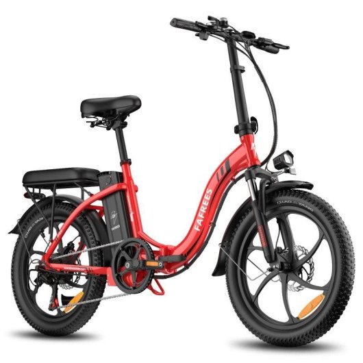 Bicicleta eletrica Fafrees F20 250W, bateria 36V 18Ah, pneus fat 20 polegadas