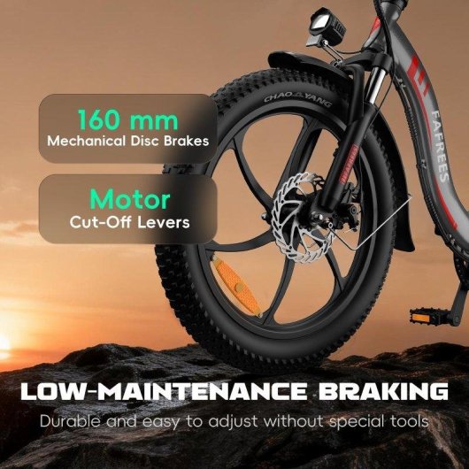 Bicicleta eletrica Fafrees F20 250W, bateria 36V 18Ah, pneus fat 20 polegadas