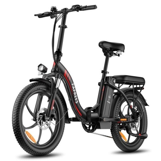 Bicicleta eléctrica Fafrees F20 Motor 250W Batería 36V 18Ah 20" Negro
