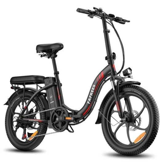 Bicicleta eléctrica Fafrees F20 Motor 250W Batería 36V 18Ah 20" Negro