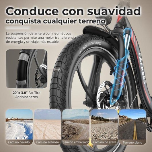 Velo eletrico Fafrees F20+ 250W 36V 20Ah