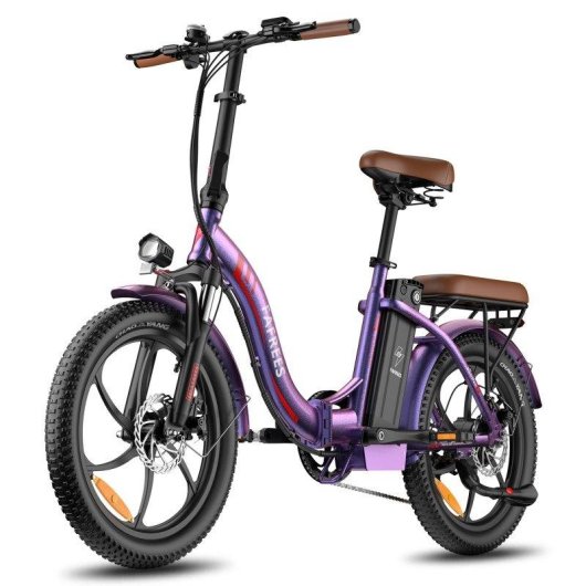 Bicicleta Eletrica Fafrees F20 Pro 250W 36V 20Ah Roxo