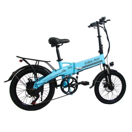 Bicicleta Eléctrica Orlms S9f Motor 500W Batería 48V 20"