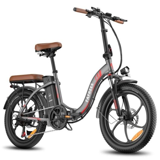 Bicicleta Elétrica Fafrees F20 Pro 250w 36v 20ah Bateria 20" Pneus Cinza