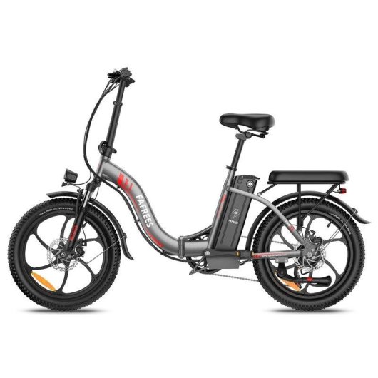 Bicicleta eletrica Fafrees F20 250W 36V 18Ah Pneus fat 20x3 Cinza