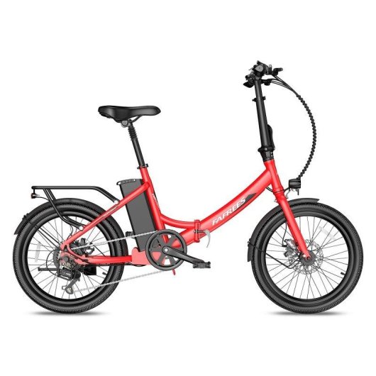 Bicicleta Elétrica Plegável Fafrees F20 Light 250W 36V 20Ah 20" Vermelho