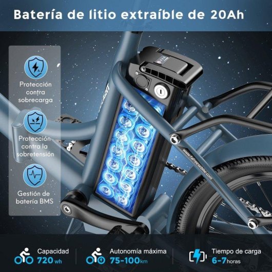 Bicicleta elétrica dobrável Fafrees F20 Light 250W 20Ah 36V leve autonomia até 100 km