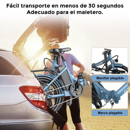 Bicicleta Electrica Plegavel Fafrees F20 Light