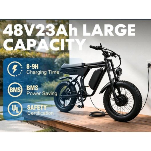 Velo electrique ORLMS E5-1 Moteurs 500W x 2