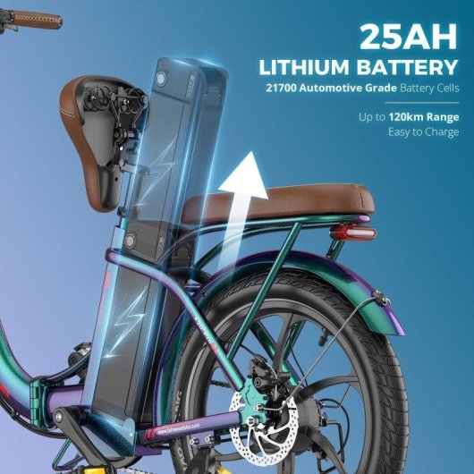 Bicicleta Electrica Plegavel FAFREES F20+ Pro 36V 25Ah Pneus 20 Grs